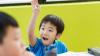 LE - Young Learners - Study Camp - Boy raised hand